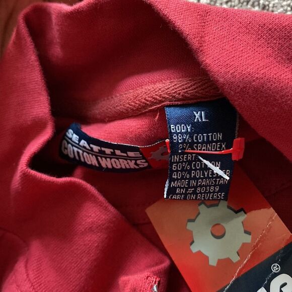 Seattle Cotton Works Full Zip SIZE XL - Picture 4 of 4